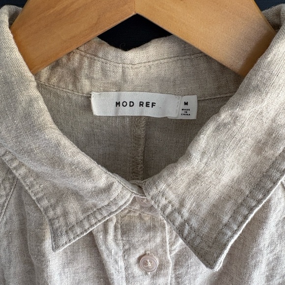 Mod Ref Cropped Linen Shirt - Picture 3 of 6